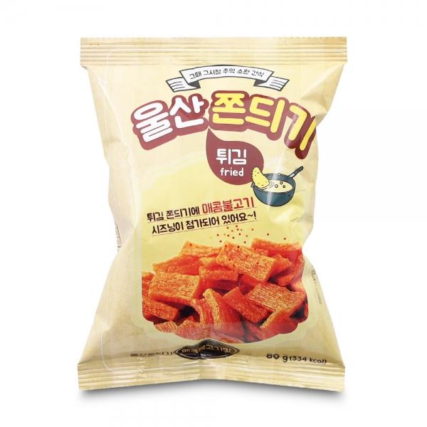 싱싱 울산쫀듸기 매콤불고기맛 스낵 80g