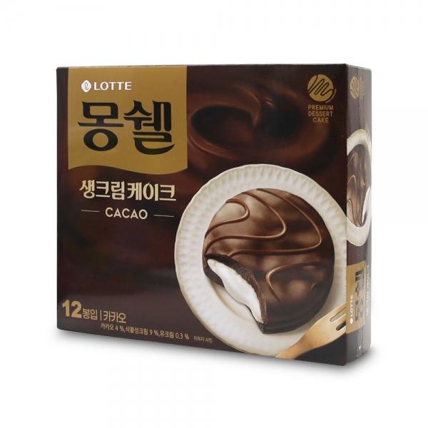롯데 몽쉘 생크림 케이크 카카오 408g