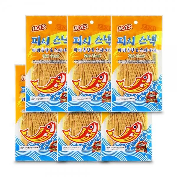 피시스낵 바비큐향 앤 스파이시 13g x 24개 (1팩)