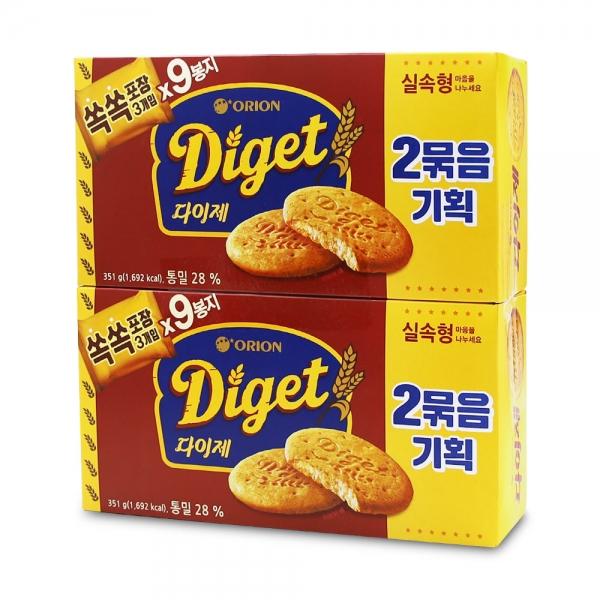 오리온 다이제 2번들 351g