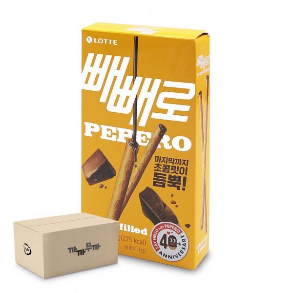 롯데 빼빼로 초코필드 53g (1박스-40개) 누드빼빼로
