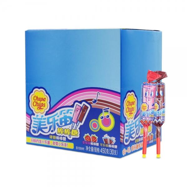 츄파춥스 피리캔디 2가지맛 딸기맛 콜라맛 15g x 30개 (1통)