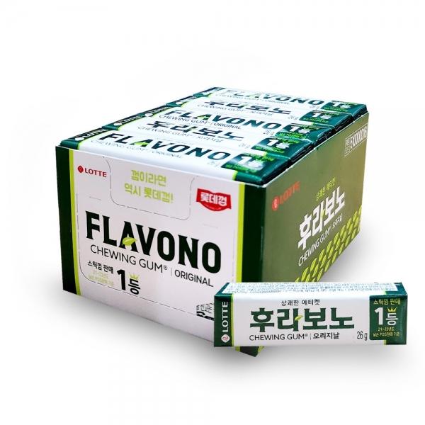 롯데 후라보노껌 오리지날 26g x 15개 (1통)