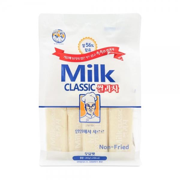 밀크 클래식 쌀과자 우유맛 240g