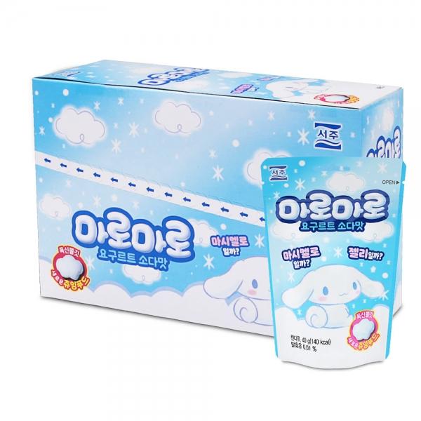 서주 마로마로 요구르트 소다맛 젤리 40g x 8개 (1통)