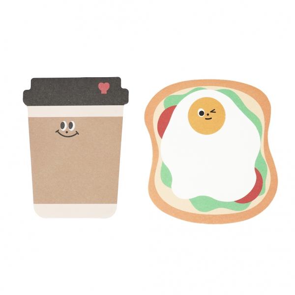 음식모양 점착메모지