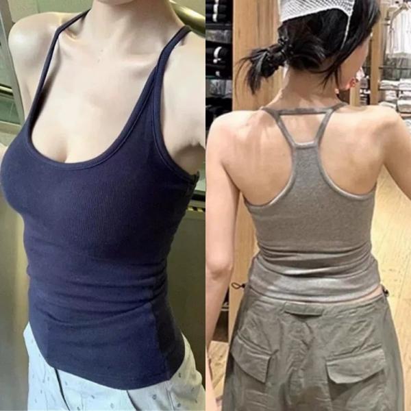 슬림핏레이서백나시탑 여자나시탑 나시 레이서백 여름