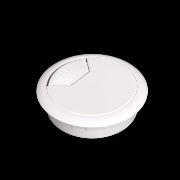 회전형 전선캡 홀캡 화이트 53mm