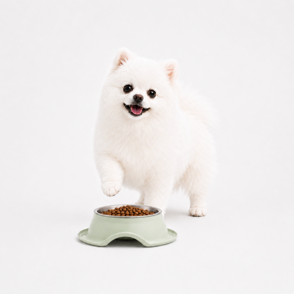 파스텔 사료받임 스텐 식기