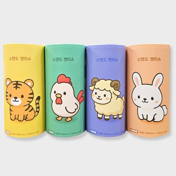 스탠드 캔티슈 50매 4P 세트
