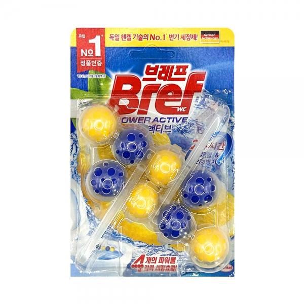 브레프 파워액티브 변기 세정제 50g 2P 레몬