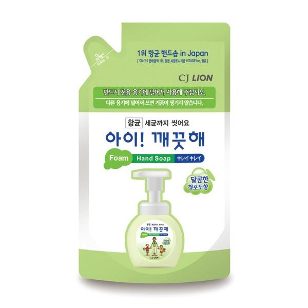 CJ  포밍 항균 핸드워시 아이깨끗해 리필 달콤한청포도향
