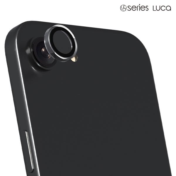 17e/16e(iPhone 17e/16e) 루카 다이아 블랙링 강화유리 카메라 렌즈보호필름 LF-02