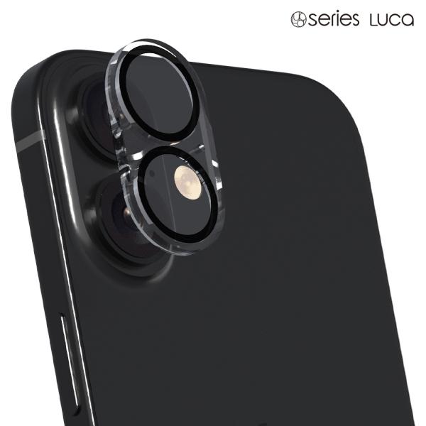 16/16 플러스(iPhone16/16 Plus) 루카 다이아 블랙링 강화유리 카메라 렌즈보호필름 LF-02