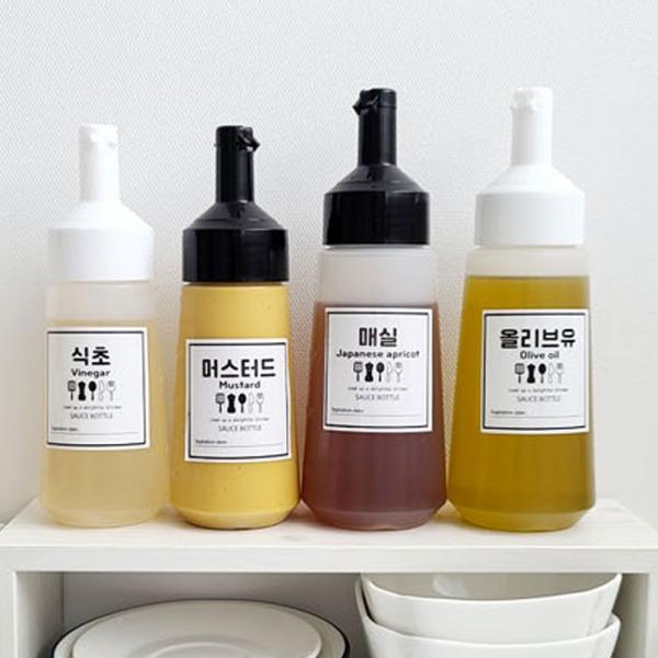 원터치 소스병 특대 600ml