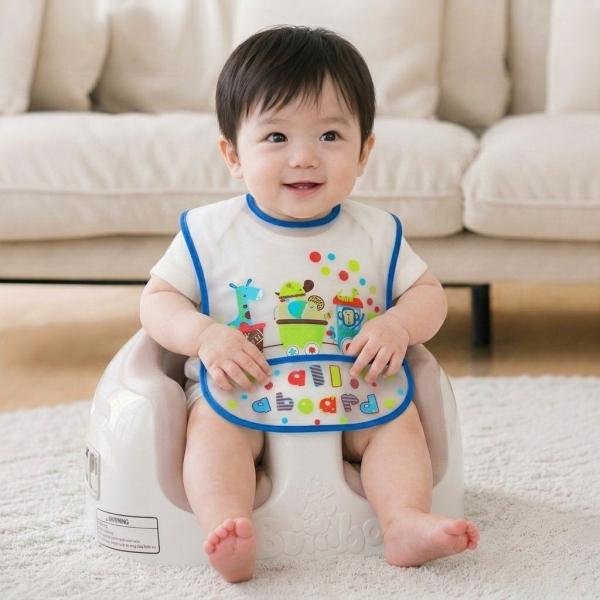M형 이유식 턱받이