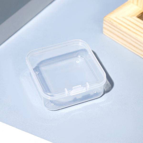 5.4cm 정 사각 투명 케이스 소품보관함 악세사리 수납함