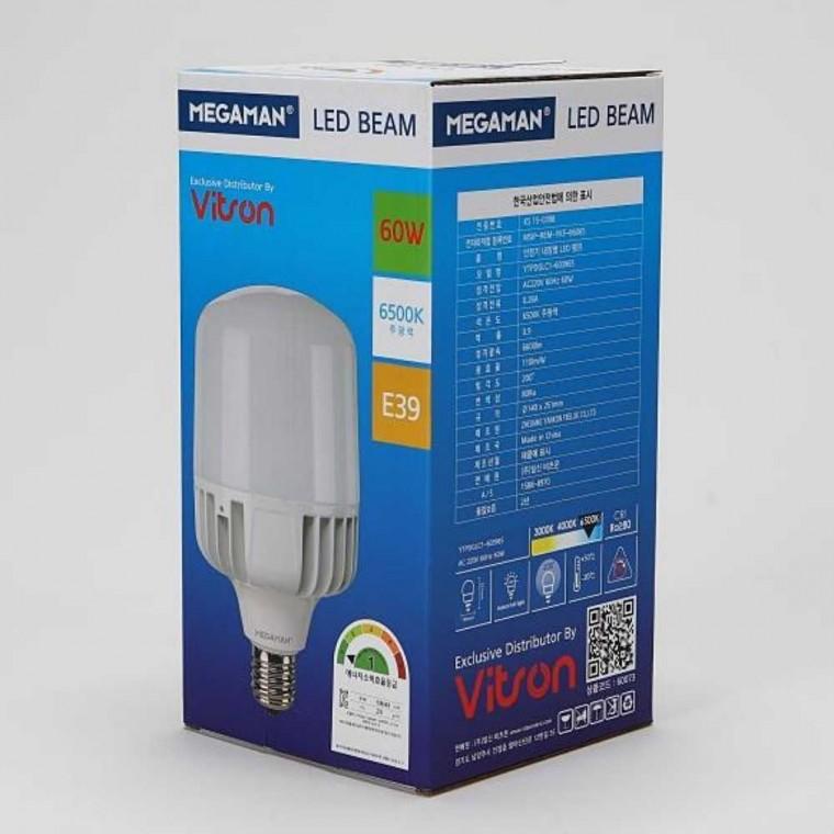 벌브 LED 60W 주광 E39
