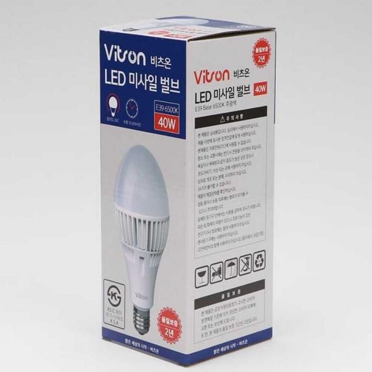 벌브 LED 40W 주광 E39
