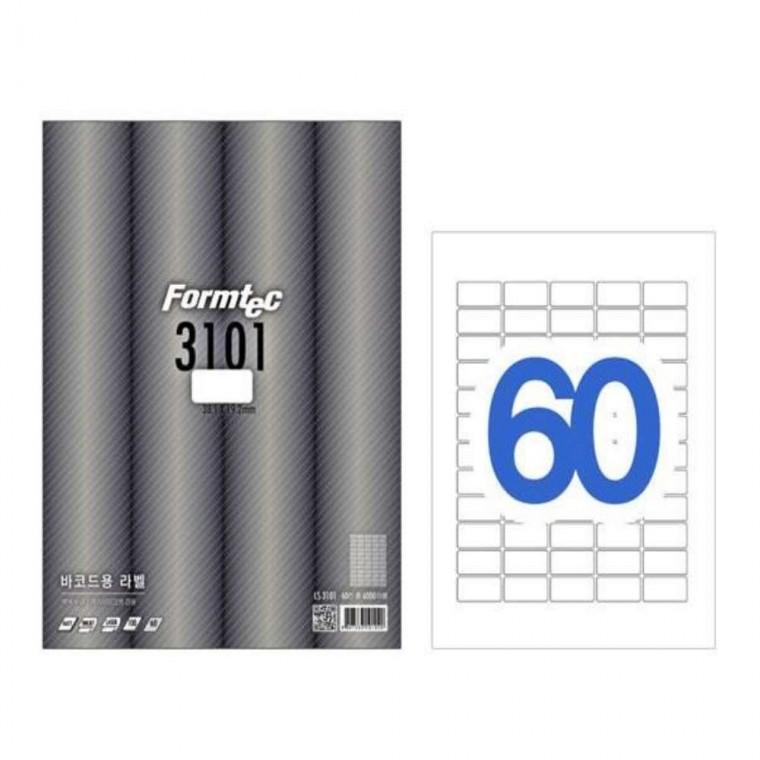 바코드용 라벨 60칸 100매