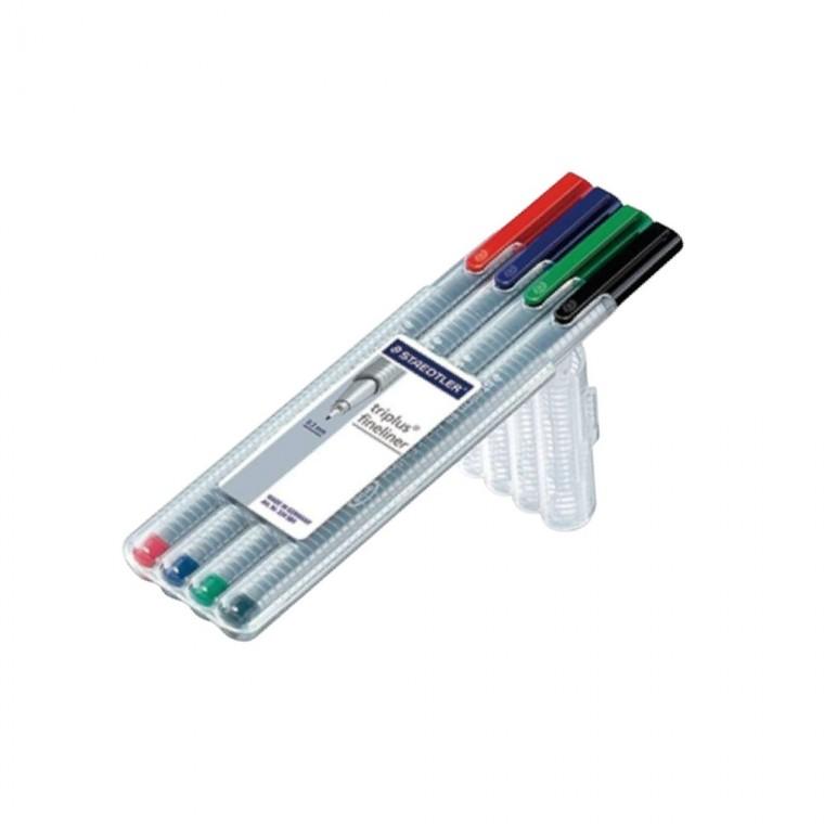 화인라이너펜 4색세트 0.3mm