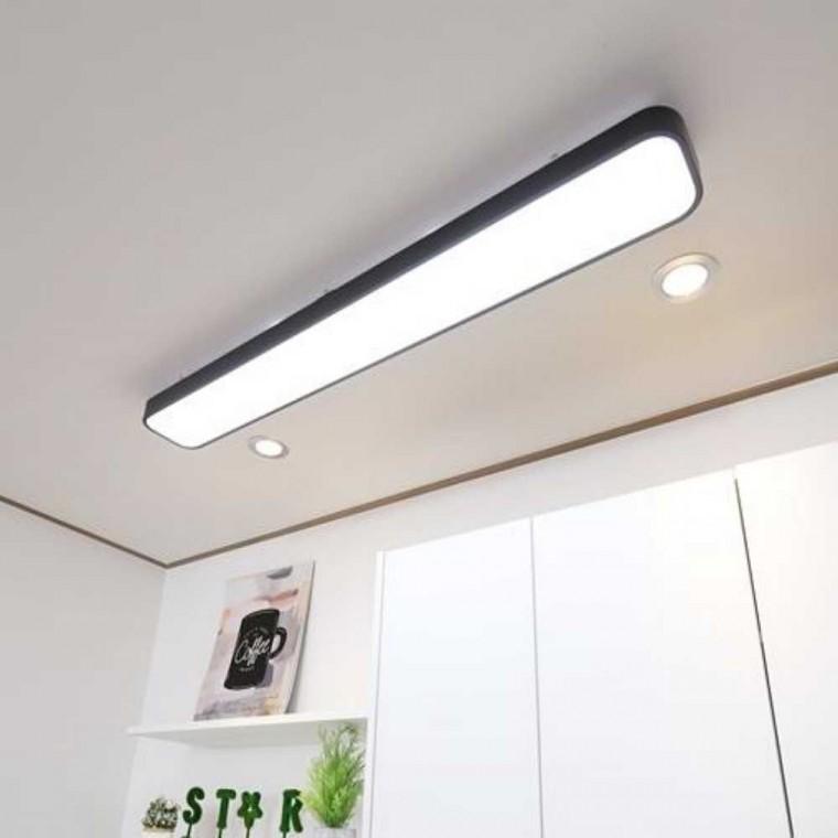 주방등 LED 블랙 50W 주광