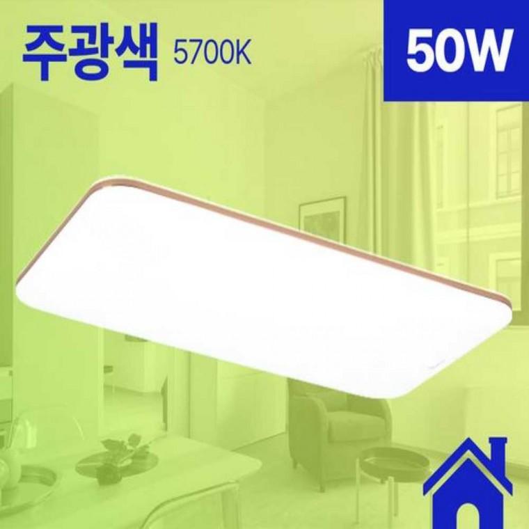 거실등 LED 710x380 2등 50W 주광
