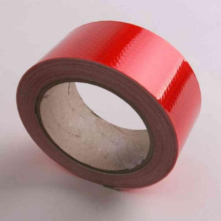 반사 테이프 50mm x 10M 적색 야간안전반사테이프