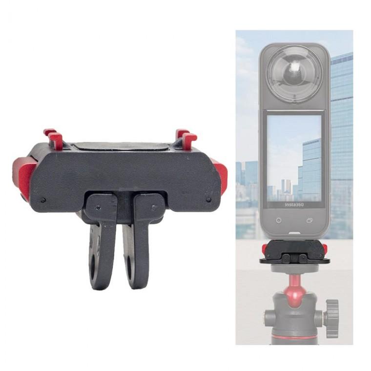 Insta360 X5 X4 Air ACE PRO 2 퀵릴리즈 마그네틱 멀티 베이스 거치대 연결 1/4 액션캠 마운트