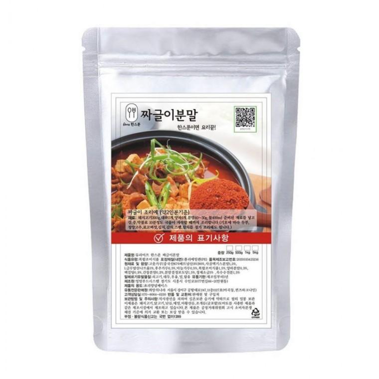 간편 순두부찌개 양념 짜글이 전골 소스 분말 250g
