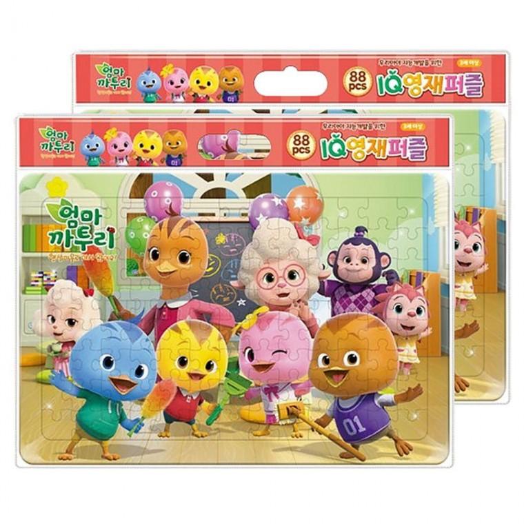 퍼즐 2P 시즌6 어린이 88조각 엄마까투리 맞추기 그림