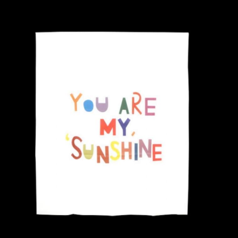 인테리어 포스터 패브릭 벽꾸미기 벽장식소품 선샤인 쉬폰