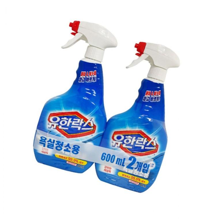 욕실 세정제 2개 분사형 살균세정제 거품 물때제거