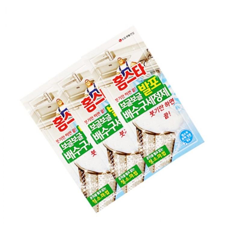 배수구 발포 세정제 3포 분말 욕실 크리너 화장실