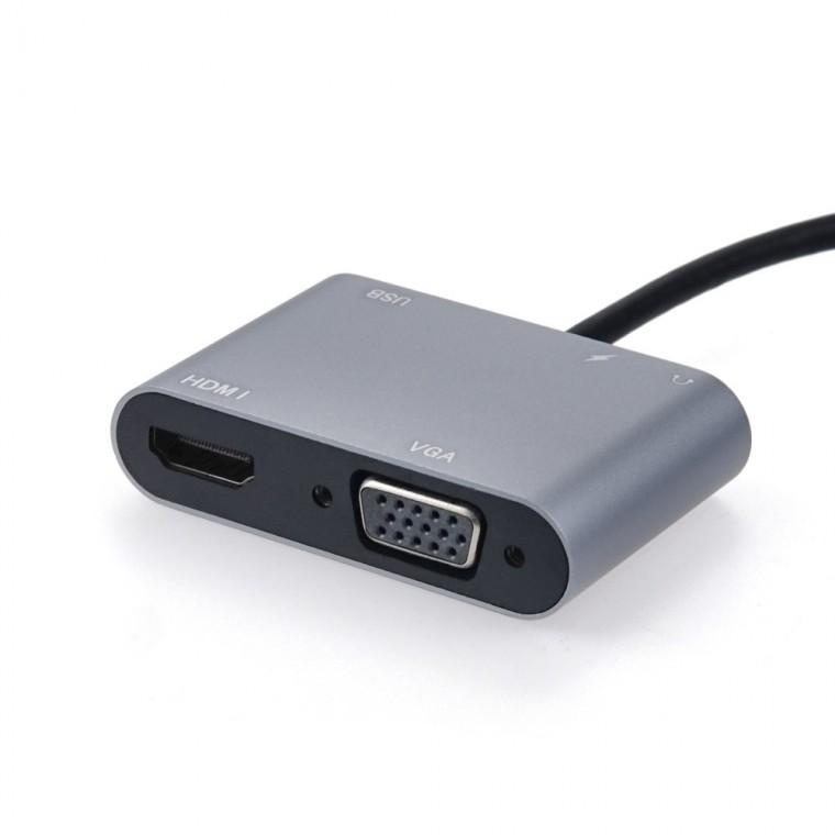 C타입 to HDMI VGA 컨버터 변환기 / 미러링