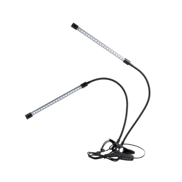 USB LED바 플렉시블형 식물성장 듀얼램프 조명 밝기조절 타이머 선택 조정