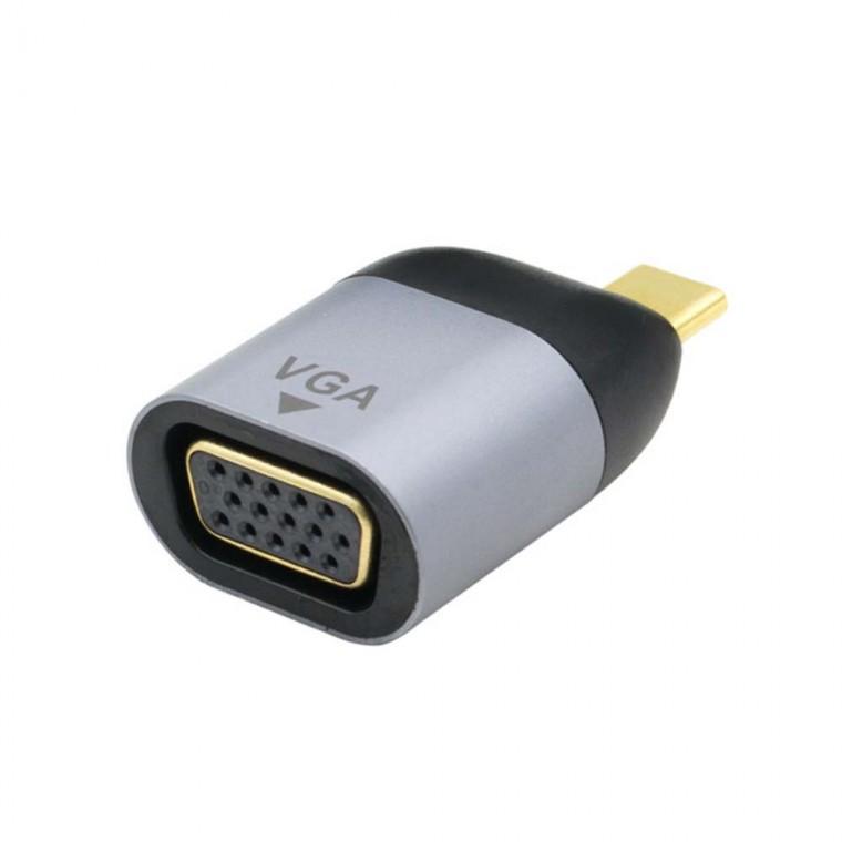 USB 3.1 C타입 to VGA 변환 컨버터 노트북 PC 미러링 출력 가능