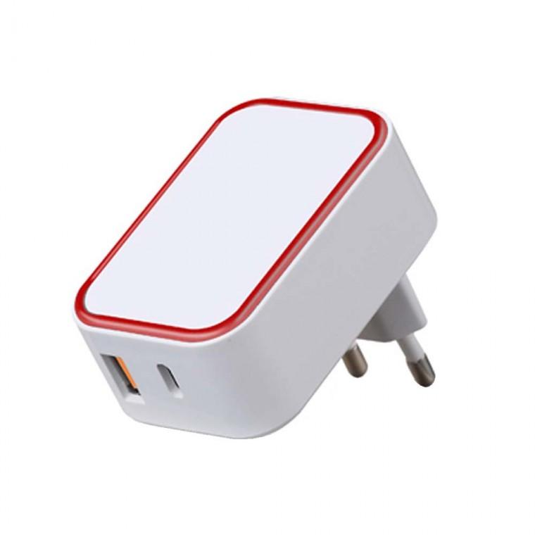 USB C타입 A타입 iOS핀 5핀 듀얼 포트 고속 충전기 18W 멀티 태블릿 스마트폰