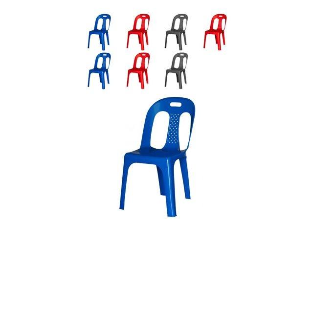 사용이 편안한 디자인의 등받이가 있는 의자 X 8개입