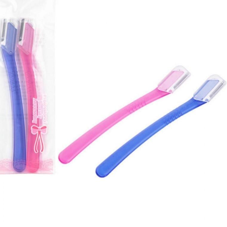 눈썹칼 10개 미용 일자형 눈썹 2P 인파우치 칼