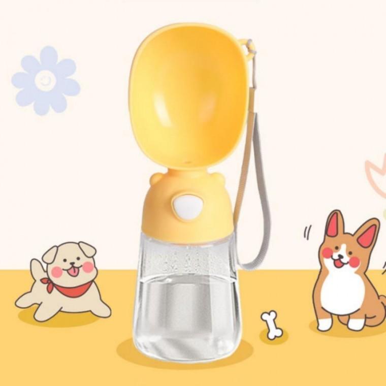 급수기 경량 강아지 산책 물통 휴대용 스트랩