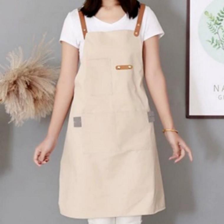 캔버스 앞치마 카페 예쁜 주방 바리스타 공방