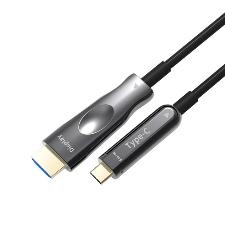 AOC 하이브리드 HDMI 케이블 10미터 / TYPE-C to HDMI