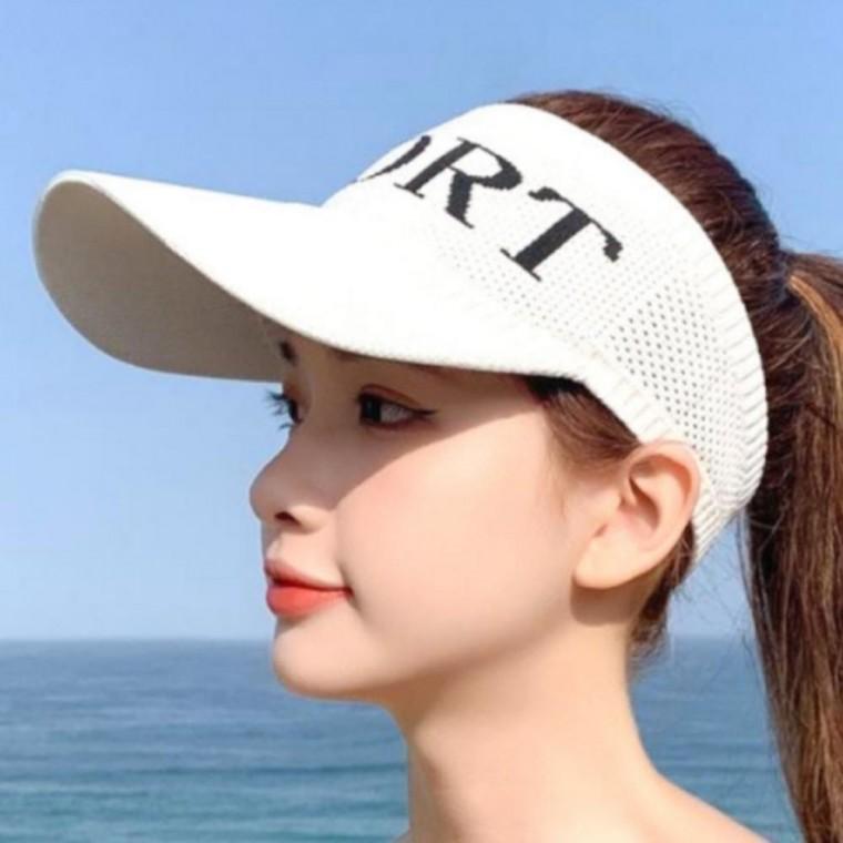 스포츠 아이 썬캡 바이저 밴딩 성인 2p 모자 골프