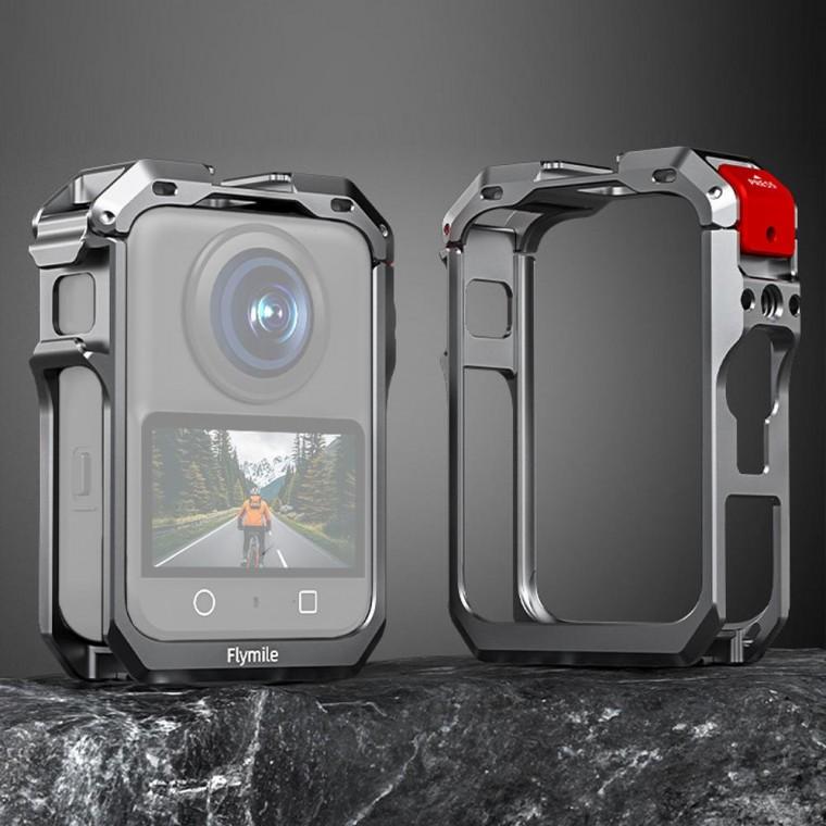 DJI 오즈모 360 전용 유틸리티 프레임 케이스 실리콘 렌즈캡 포함 충격보호 확장 사용 OSMO360