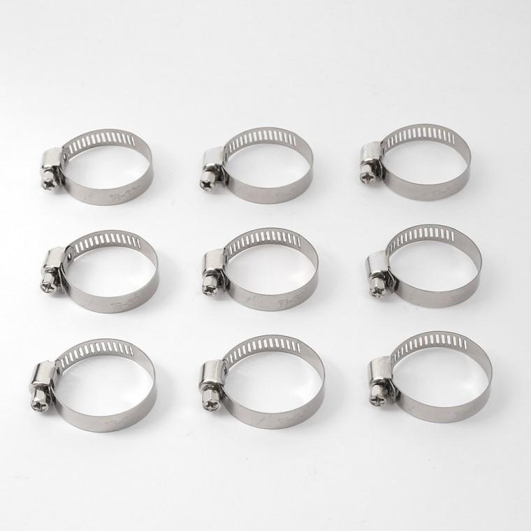 스텐 호스밴드 100개 호스클램프 직경32mm