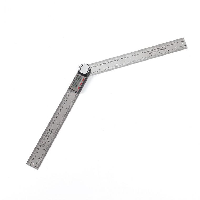 360도+30cm 디지털 각도기 산업용 스틸자 각도측정기