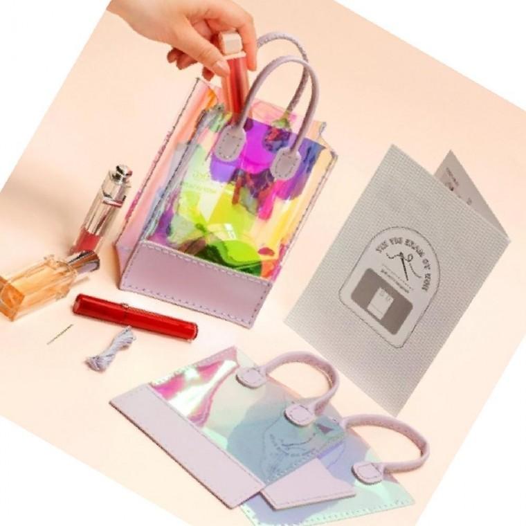 PVC 홀로그램 가방 만들기 공예 패키지 DIY 키트
