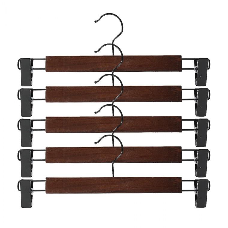 우디나인 원목 바지걸이 5p세트(33cm)