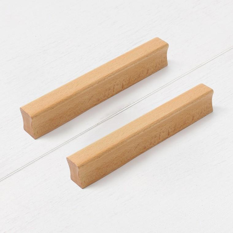 홈앤 나무 가구손잡이 4p세트(96mm) (느티나무)